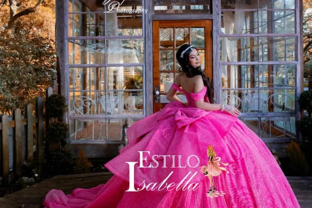 Estilo Isabella Pink Quinceanera Dress