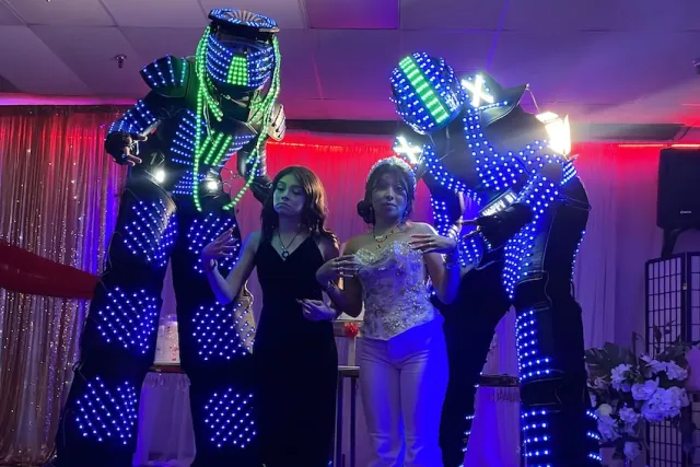 led robots austin tx for quinceaneras