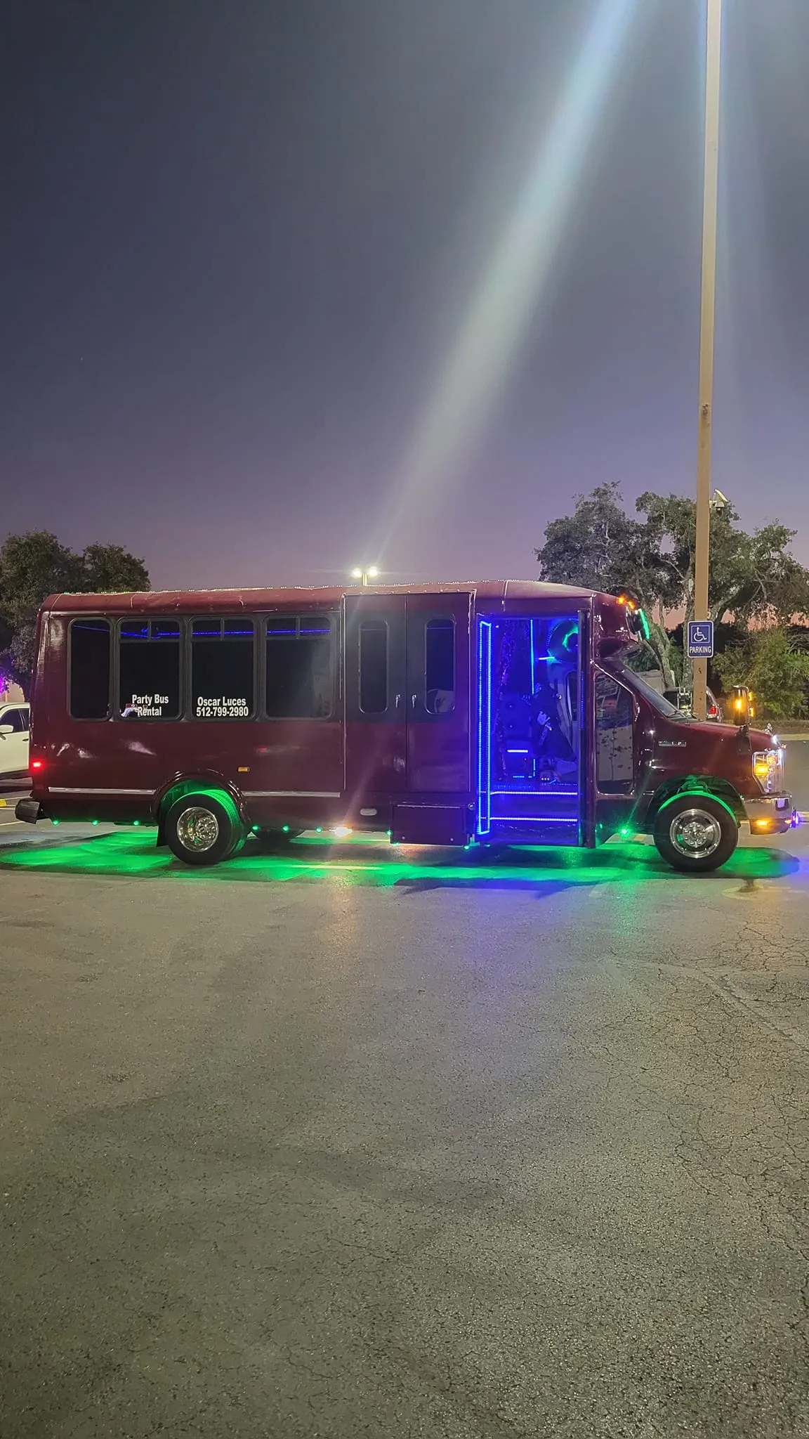 Quinceañera Party Bus